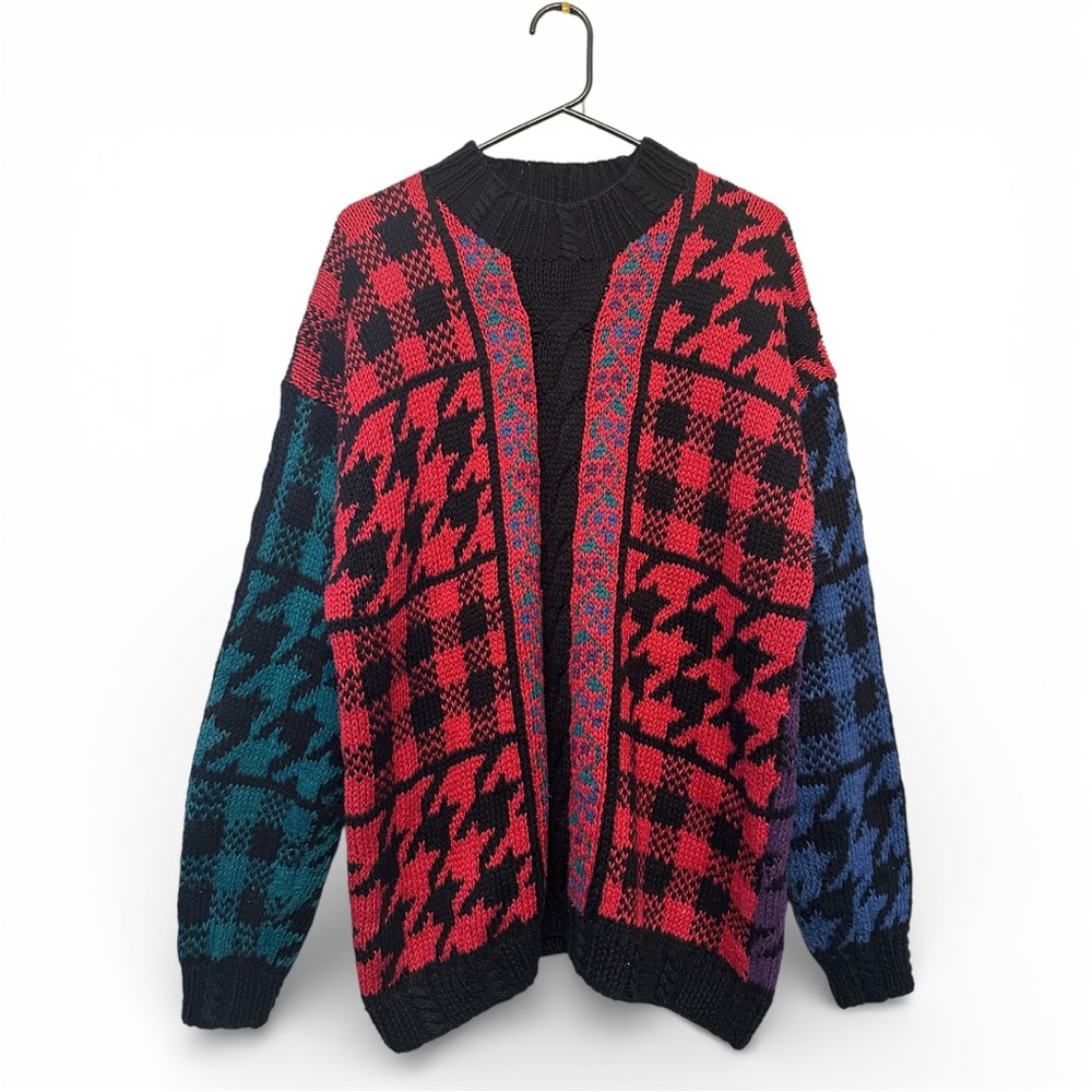 Vintage 90’s Woolrich Multicolor Handknit Sweater Size XL